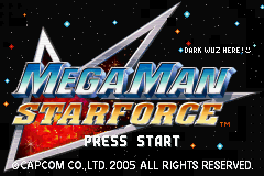Mega Man Battle Network 6 - DarkCross (Bass Cross) Title Screen
